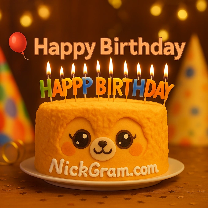 Happy birthday stylish text
