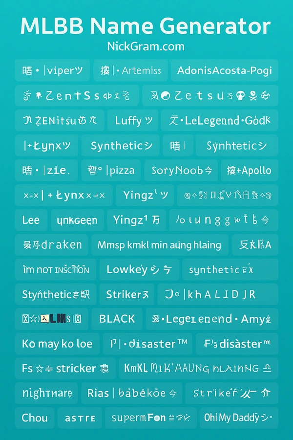 MLBB Name Generator