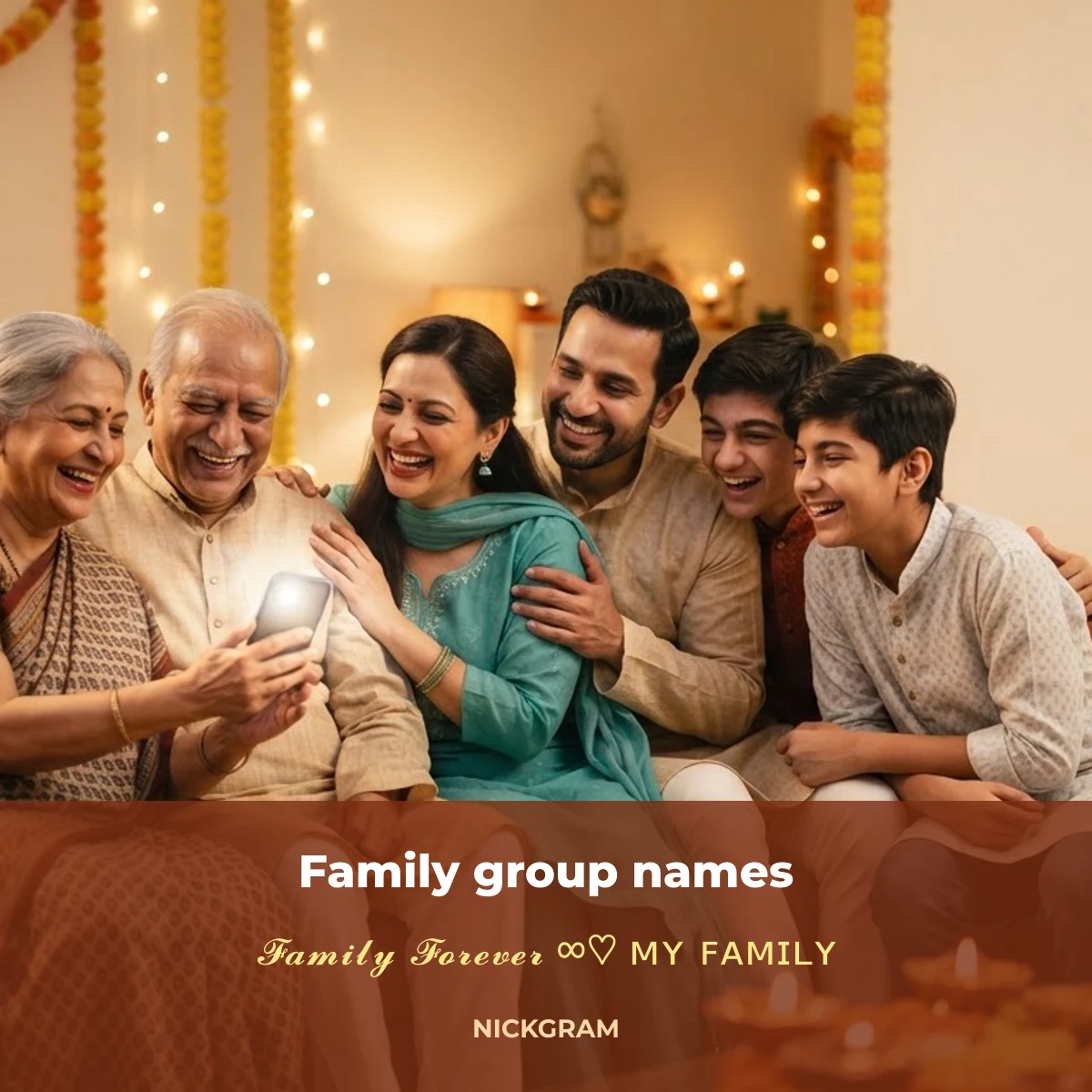 Family group name stylish ideas to copy